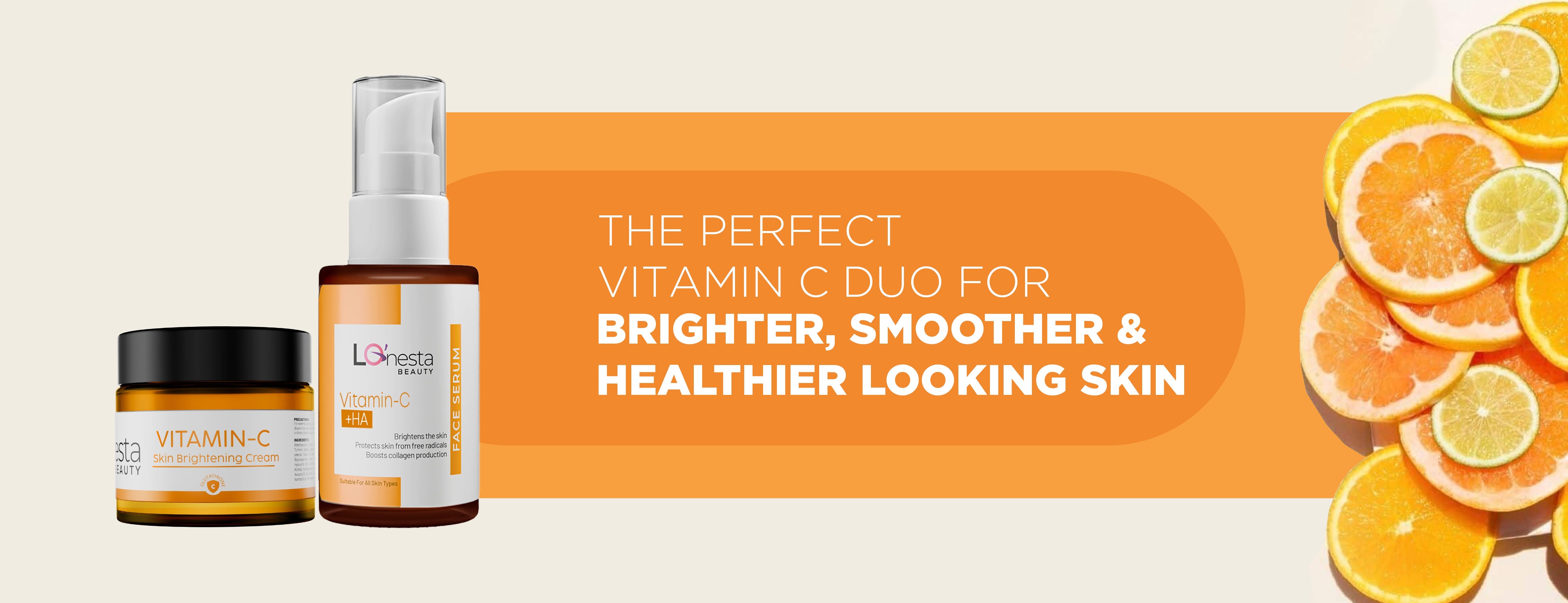 The Perfect Vitamin C Duo for Brighter, Smoother and Healthier Looking Skin