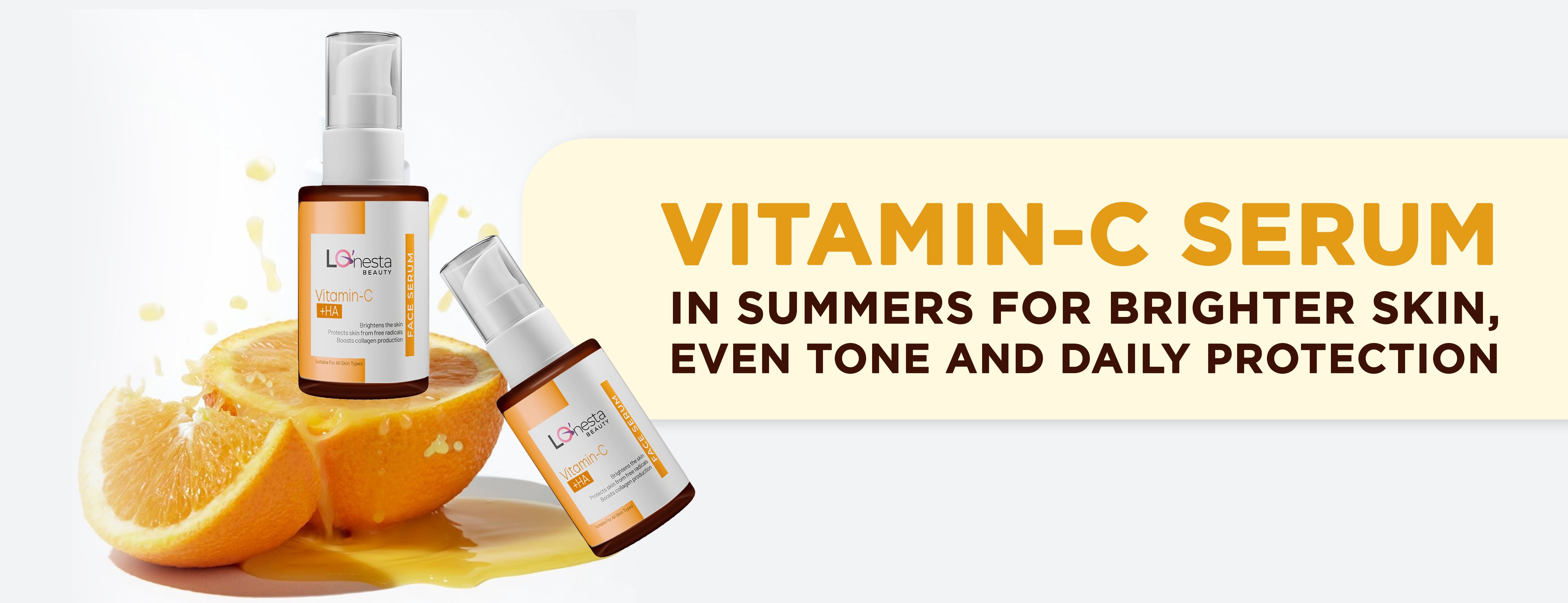 Vitamin C Serum in Summers for Brighter Skin