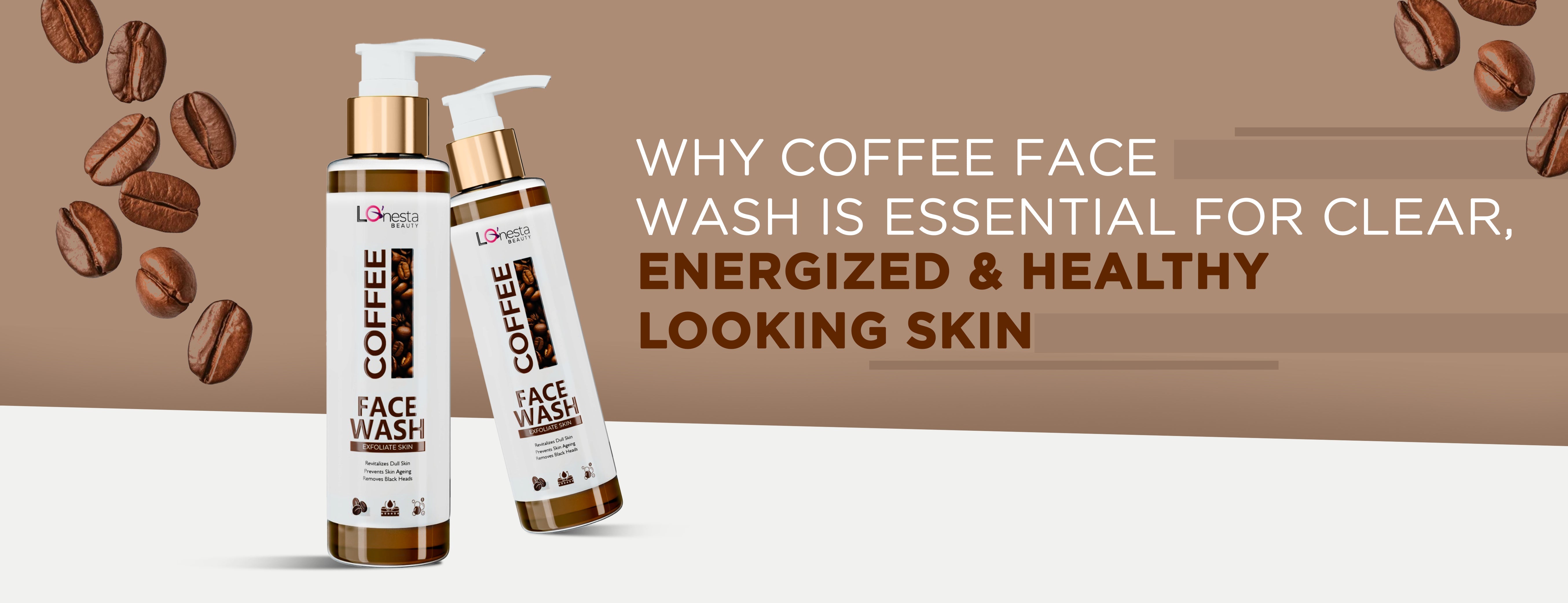 coffee face wash for glowing skin